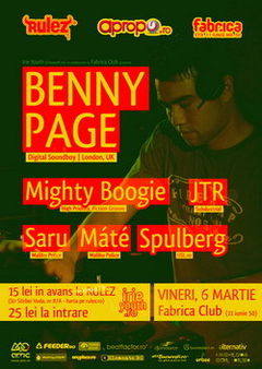 Benny Page mixeaza la a 4-a petrecere Irie Youth