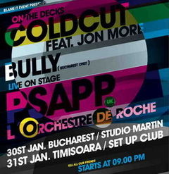 Psapp si Coldcut DJ Set la Bucuresti in acest weekend