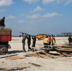 Deschiderea Kudos cu plaja demolata