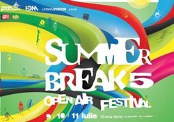 Summer Break 5 - 9-11 iulie la Simeria Veche (Hunedoara)